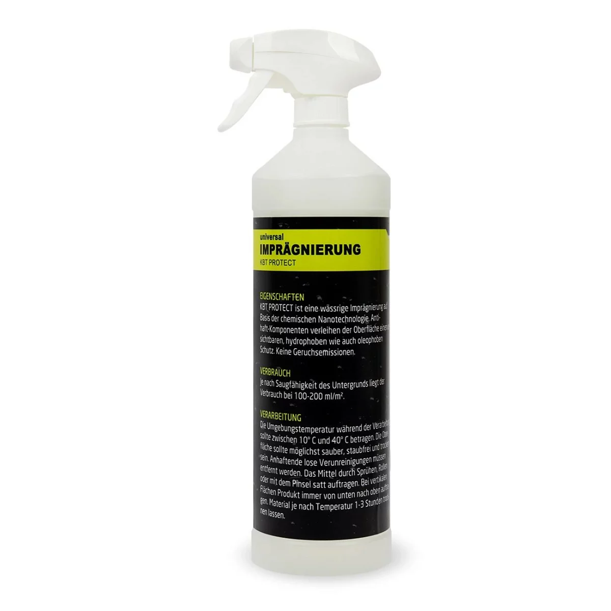 KBT PROTECT 1 litre spray bottle – For small areas and touch-ups – spray on directly.