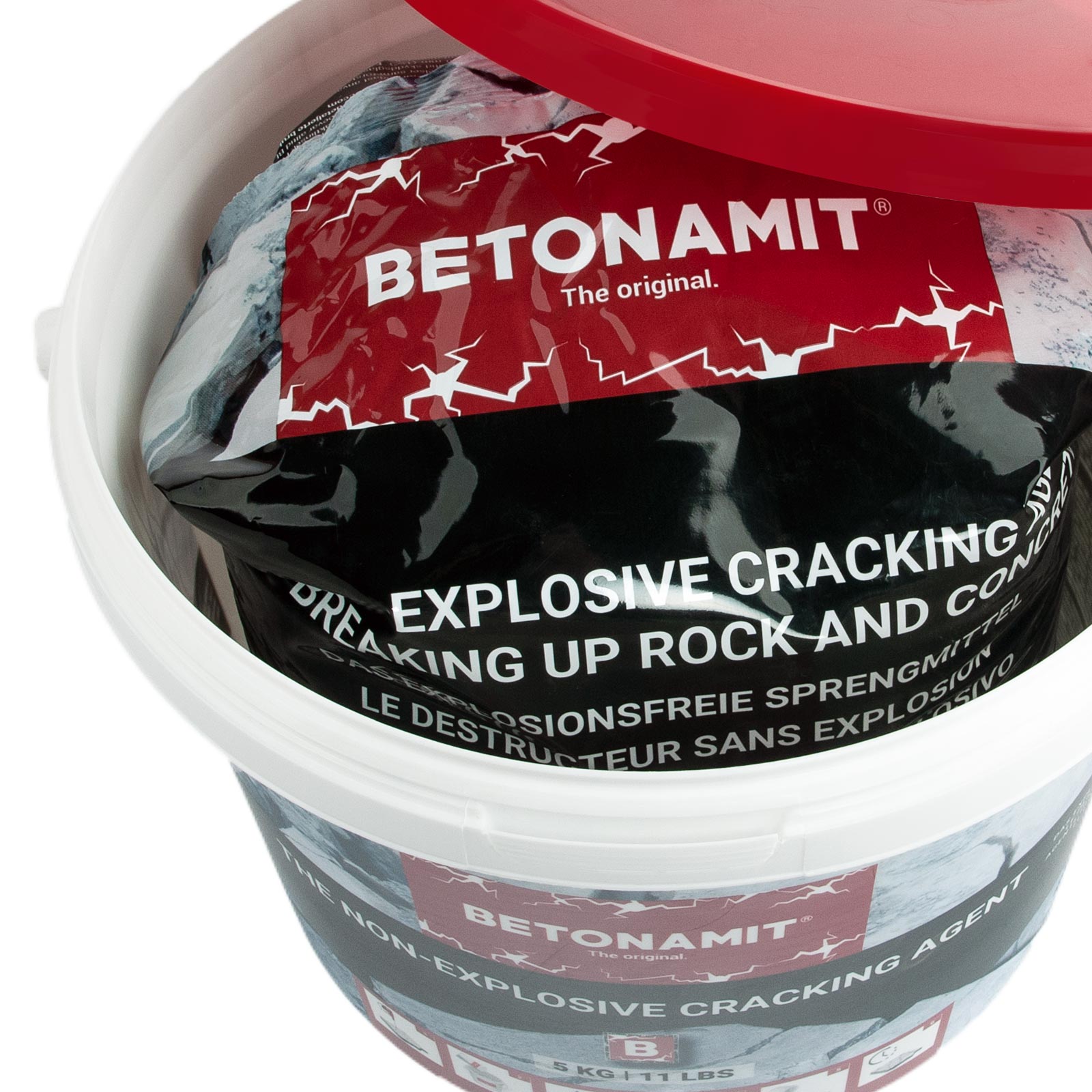 BETONAMIT Bucket opened – Protective inner bag