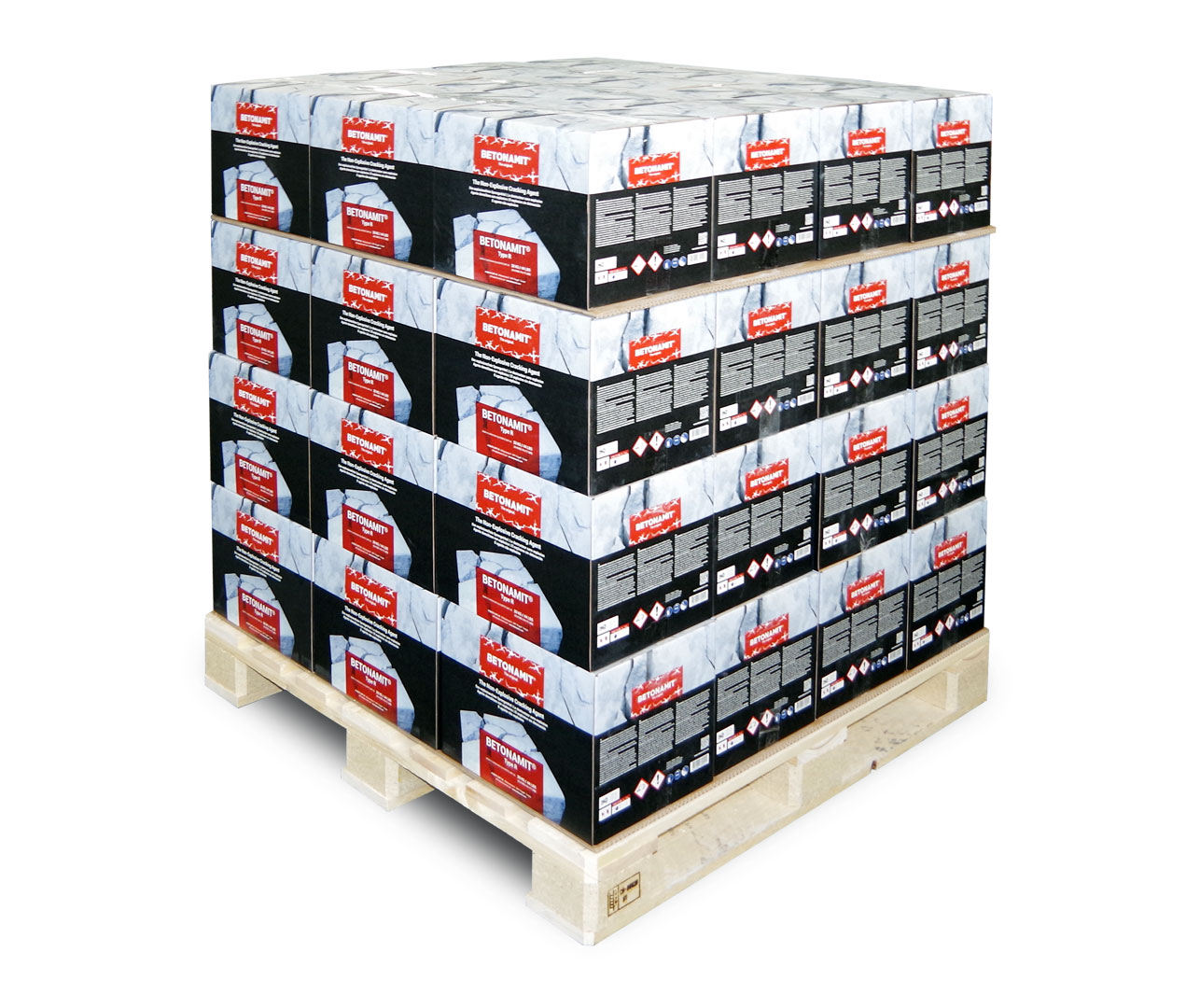 BETONAMIT Pallet 960 kg – 48 boxes of 20 kg | EPAL