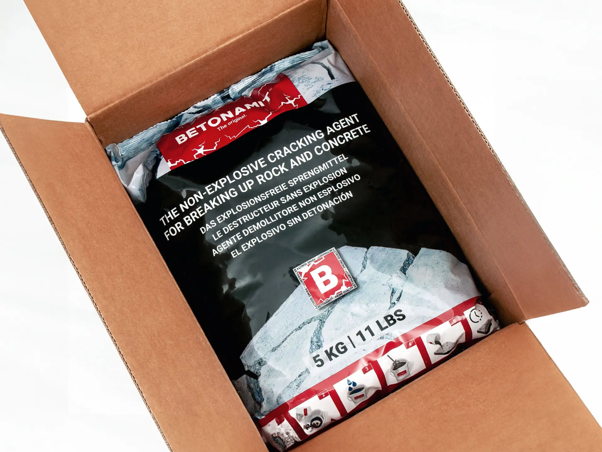BETONAMIT Shipping box – Single-unit shipping 5 kg