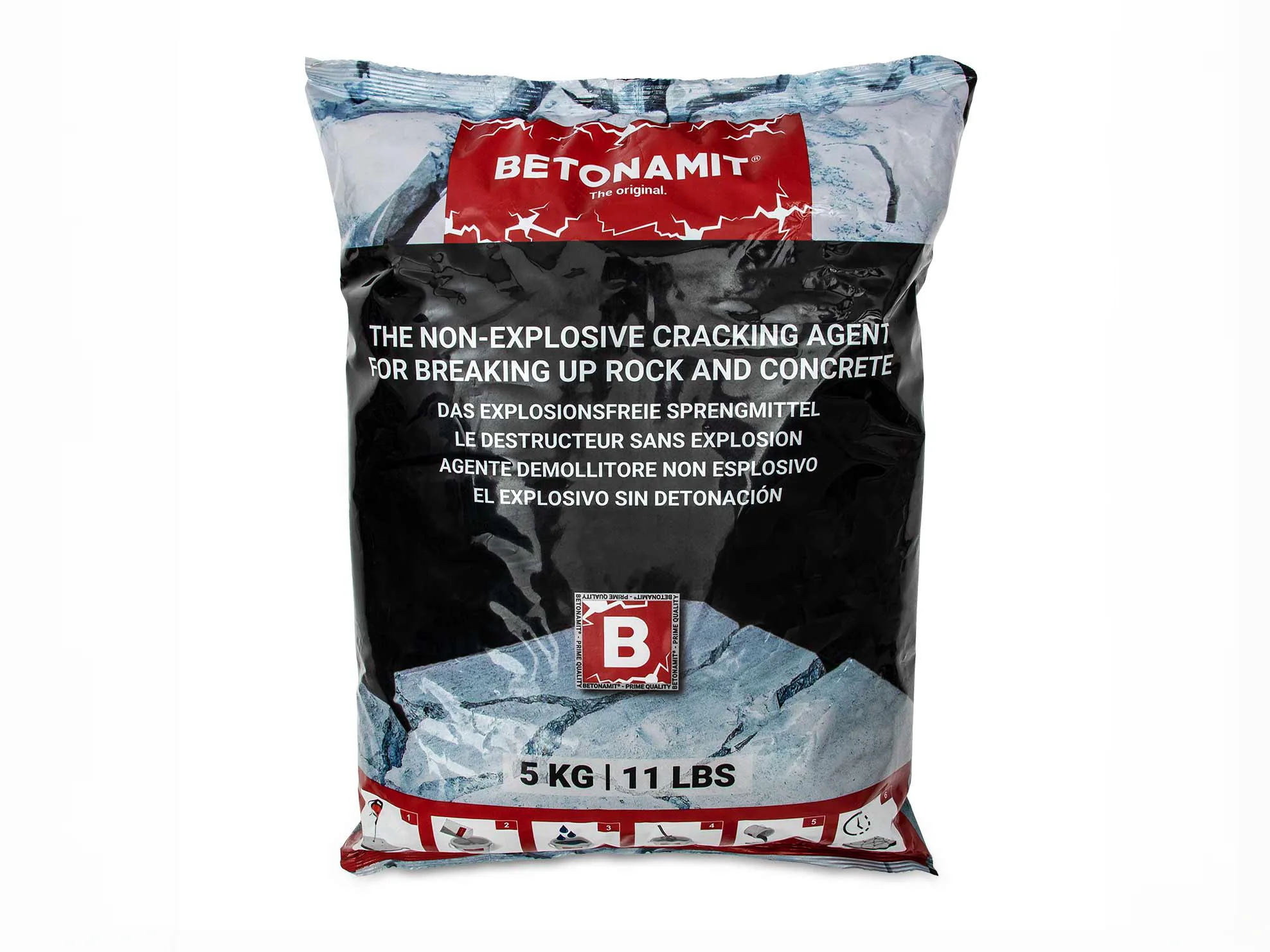 BETONAMIT Saco de 5 kg – Embalagem individual | 11 lbs